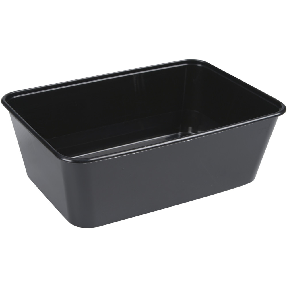 Plastbakke, 17,5x11,9x5,9cm, 750 Ml, 750 Ml, Sort, PP, 1-rums - Køb ...