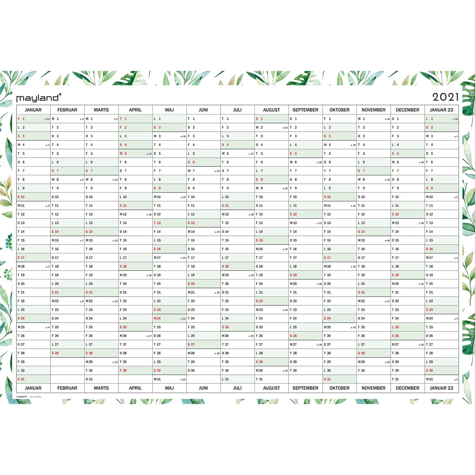 Whiteboard Kaempekalender 21 13mdr Trend 99 5x69 5cm 21 0656 00 Kob Billigt Pa Grafical Dk