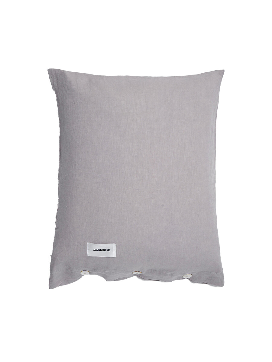 Mother Linen Pillow Cover Single fra Magniberg (Grey, 50 x 70 cm)