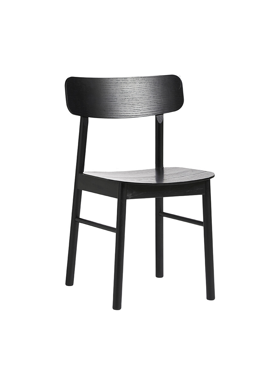 Soma Dining Chair fra Woud (Sort)