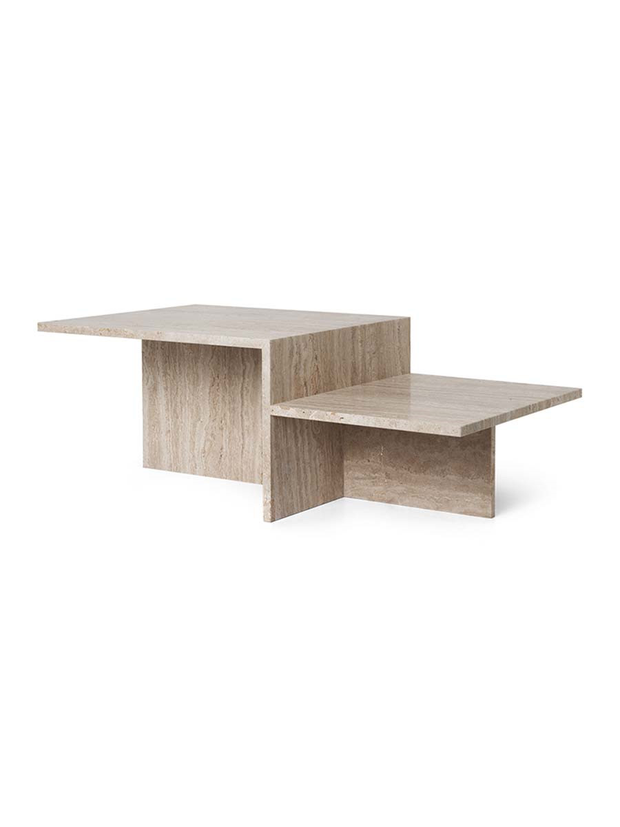 Distinct Coffee Table, Travertine fra Ferm Living