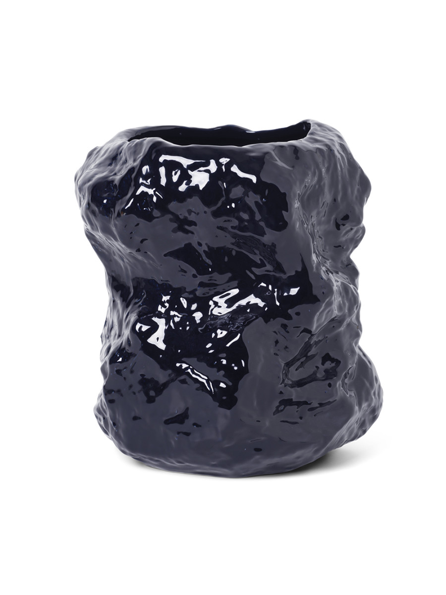 Tuck Vase fra Ferm Living (Dark blue)