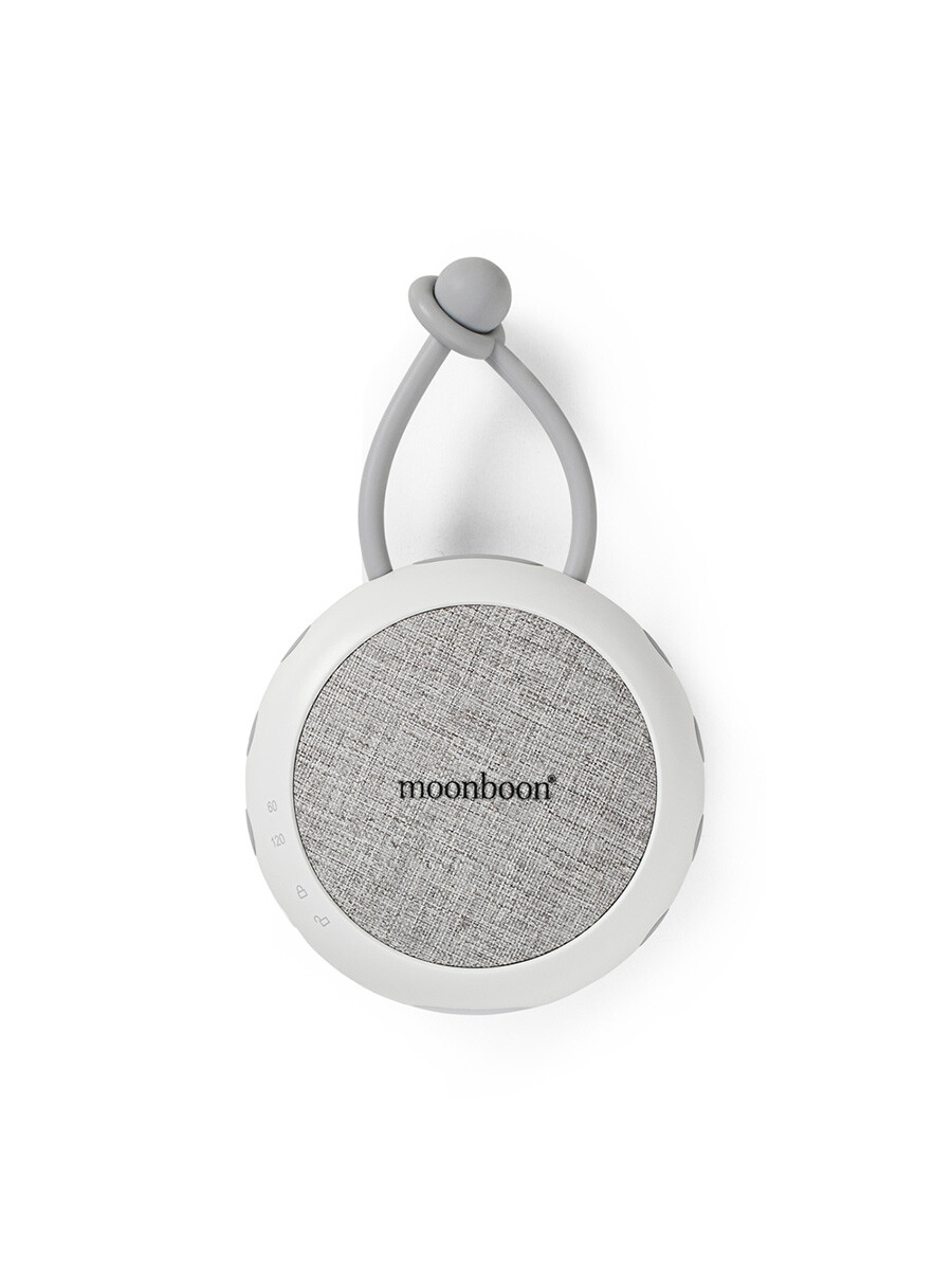 White Noise Speaker, White & Grey fra Moonboon