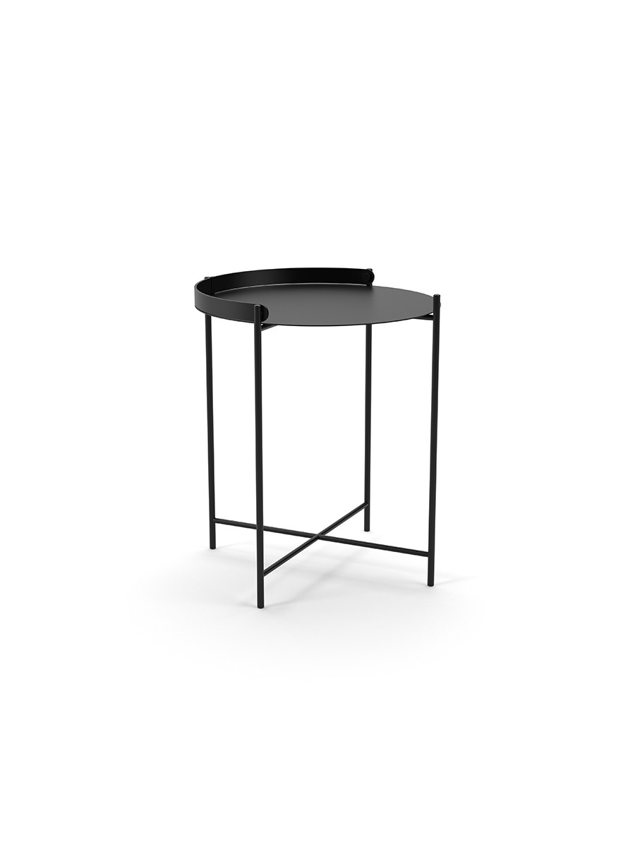 Edge Tray Table, Ø 46 cm fra Houe (Black)