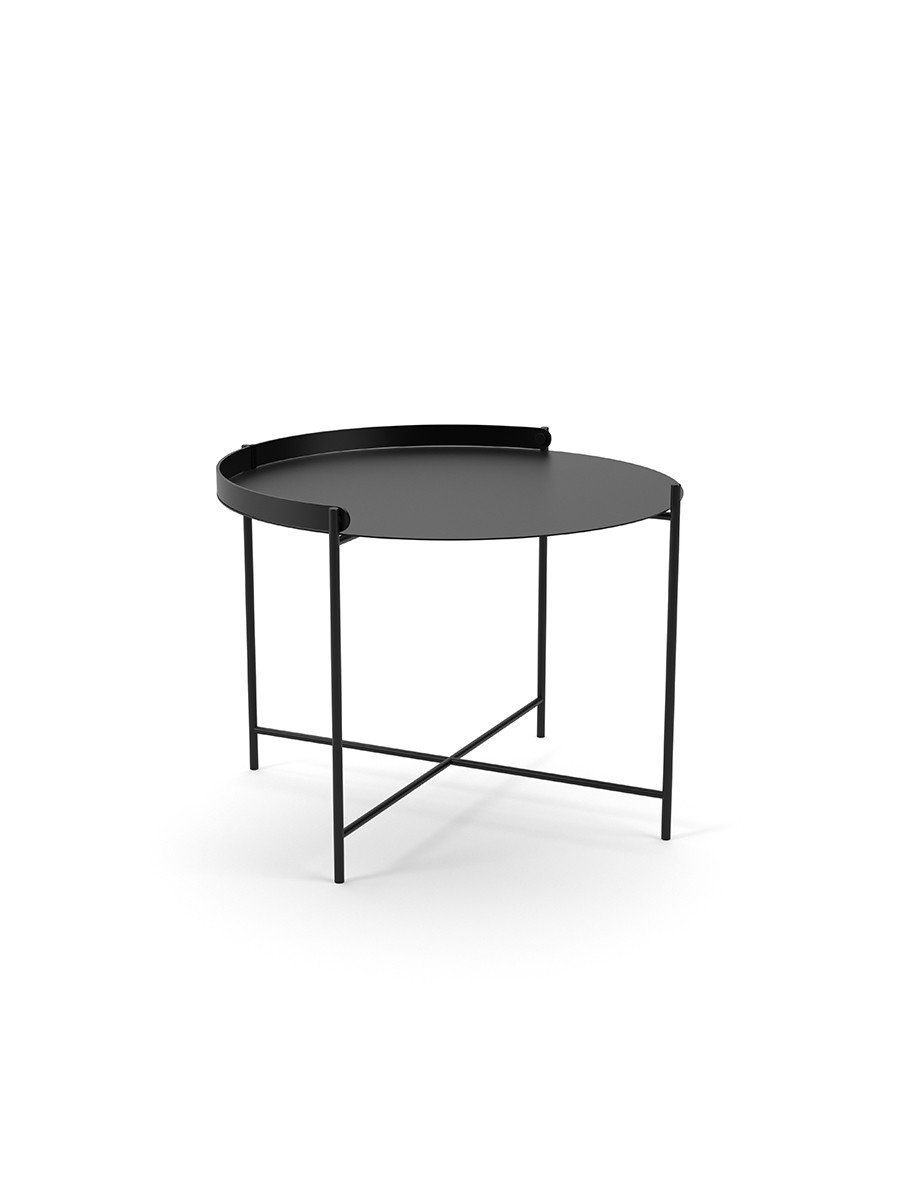 Edge Tray Table, Ø 62 cm fra Houe (Black)