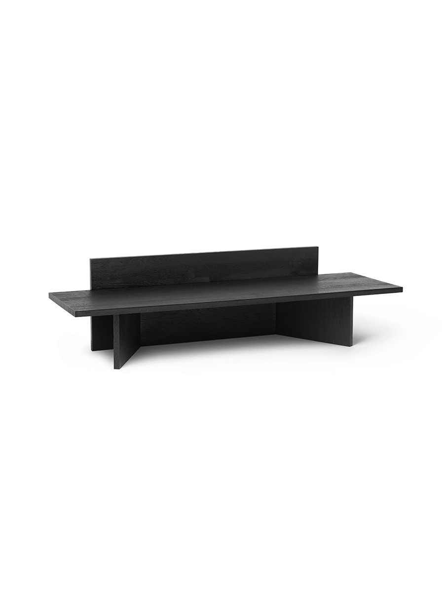 Oblique Bench fra Ferm Living (Sortbejdset eg)