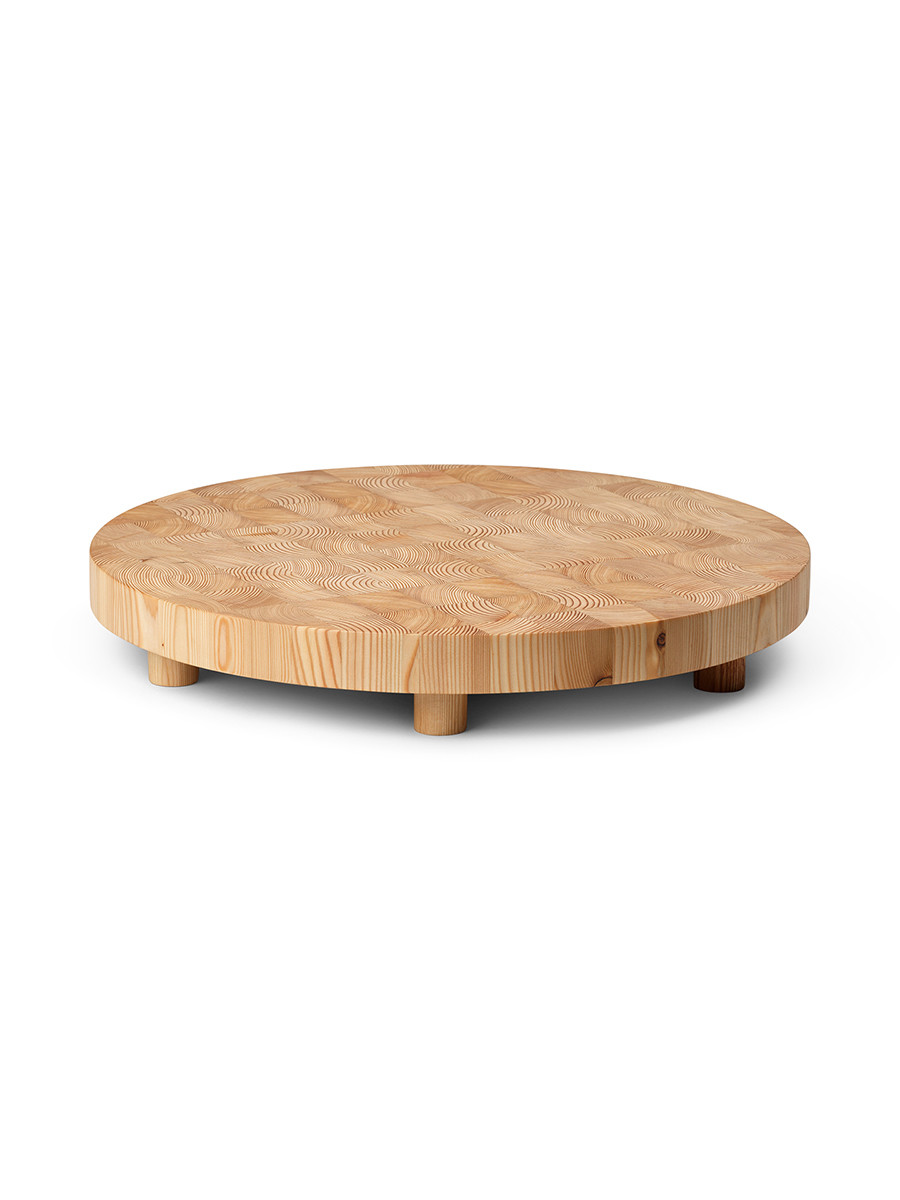 Chess Cutting Board Round fra Ferm Living (Large)