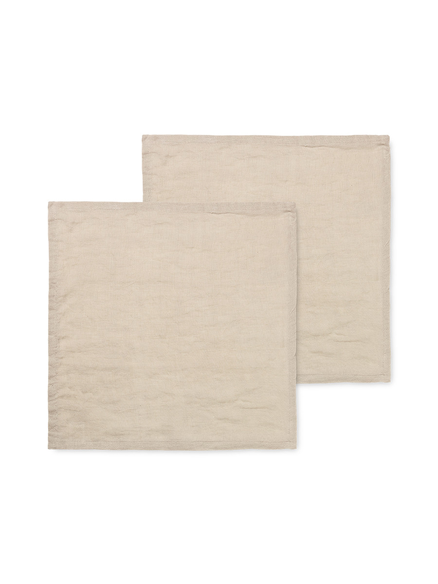 Linen Napkins, 2 stk fra Ferm Living (Natural)