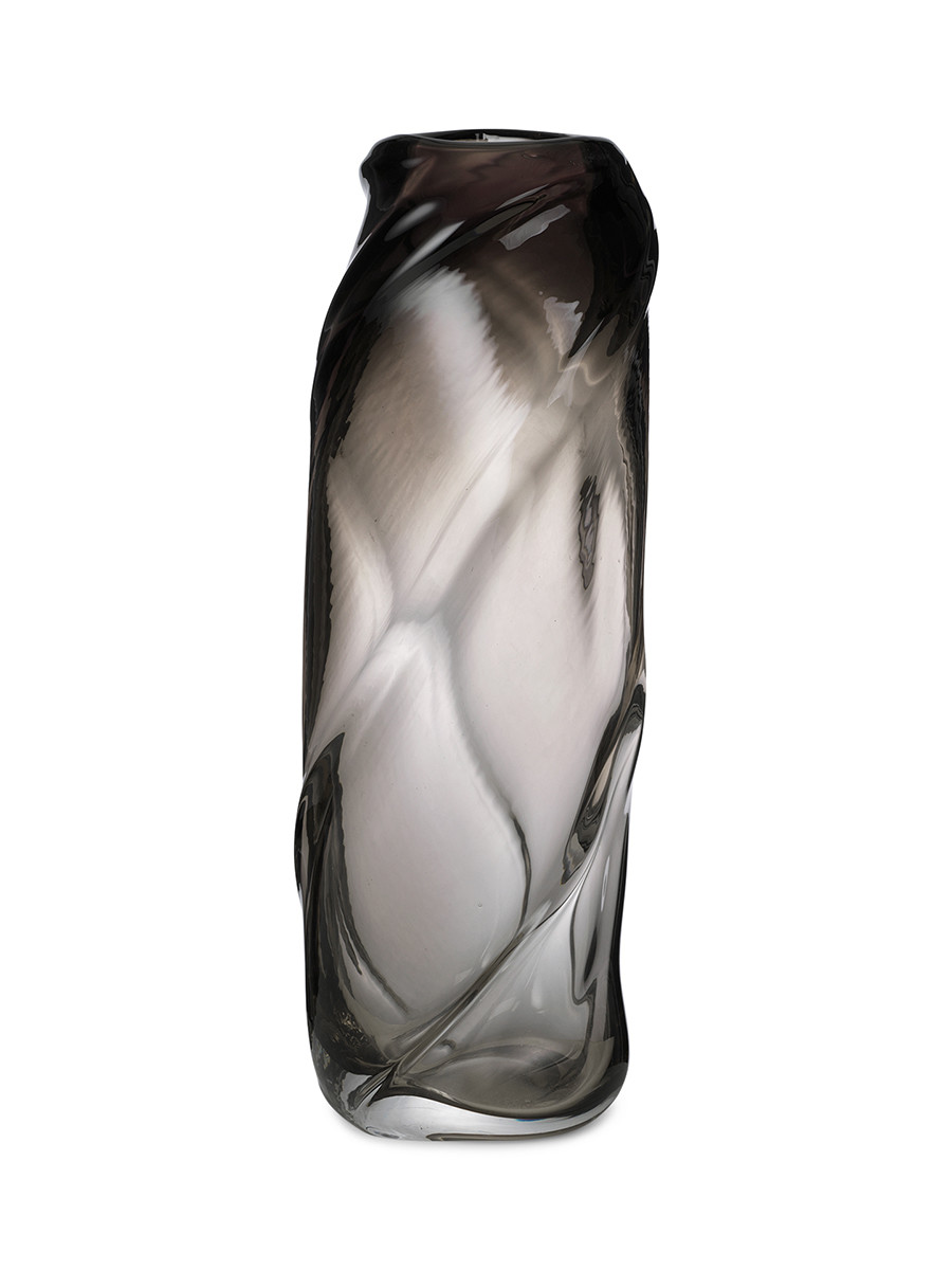 Water Swirl vase fra Ferm Living (Smoked grey)