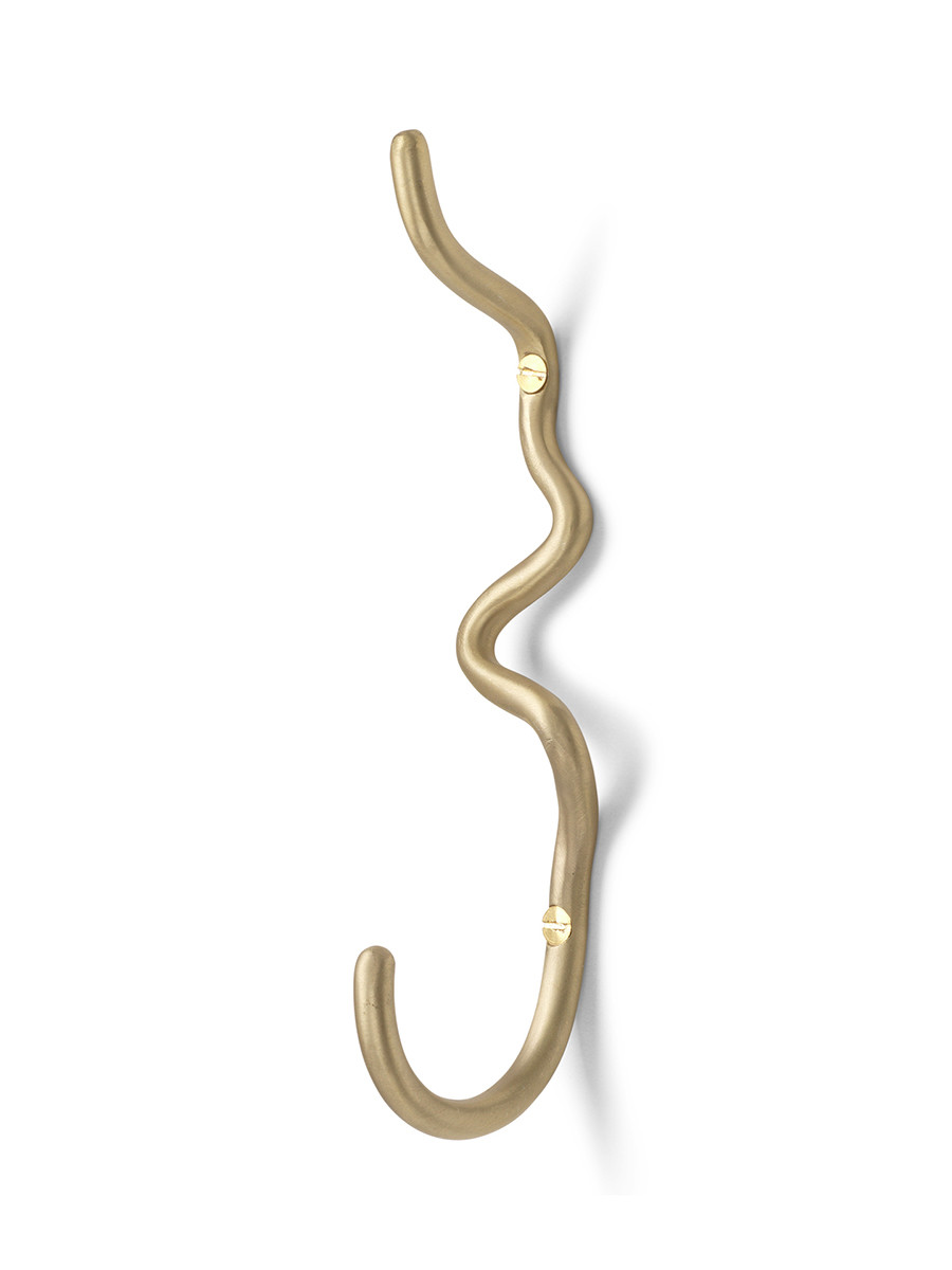 Curvature hook fra Ferm Living (Brass)