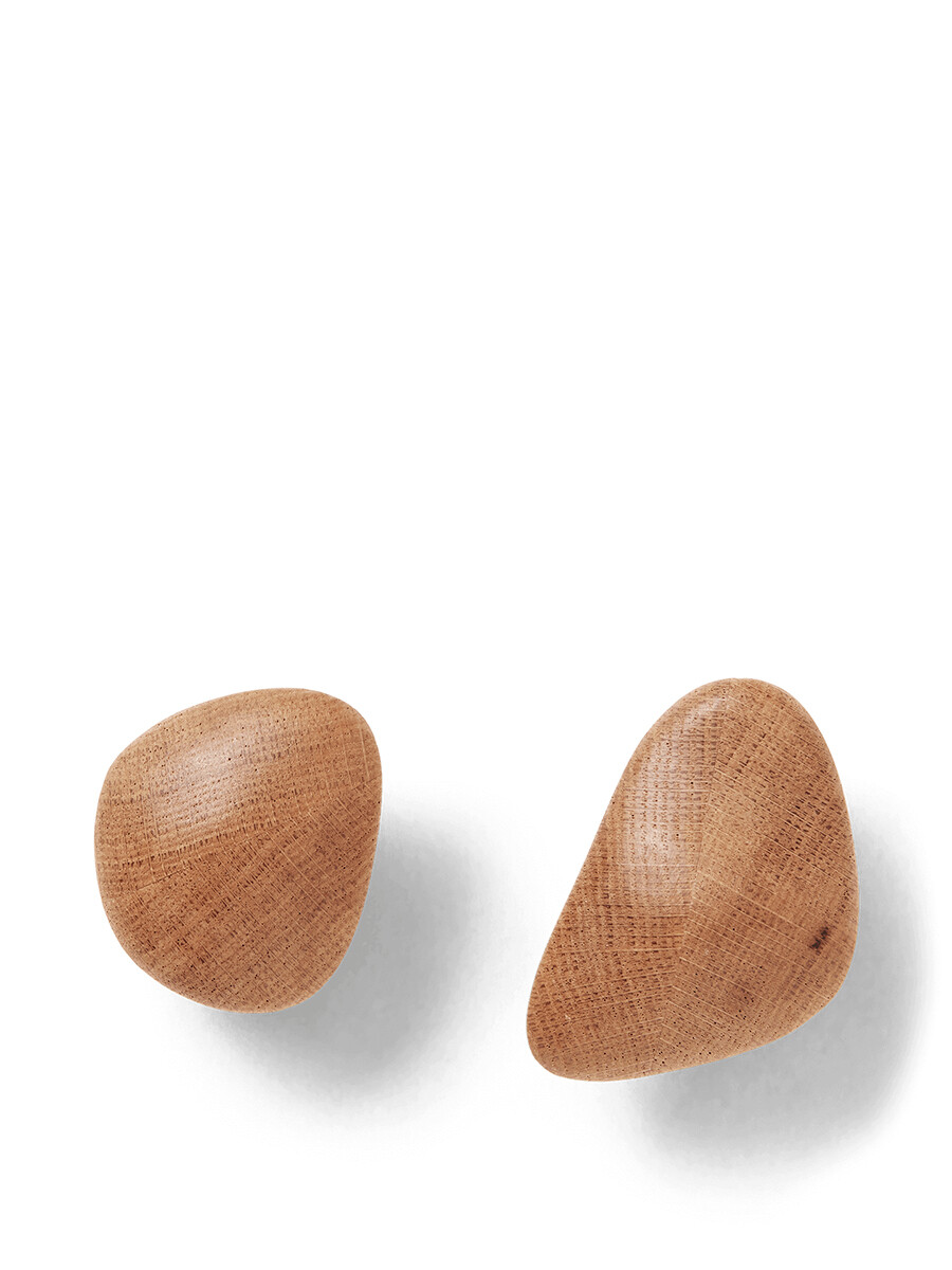 Cairn Hooks, sæt á 2 stk. fra Ferm Living (Oak)