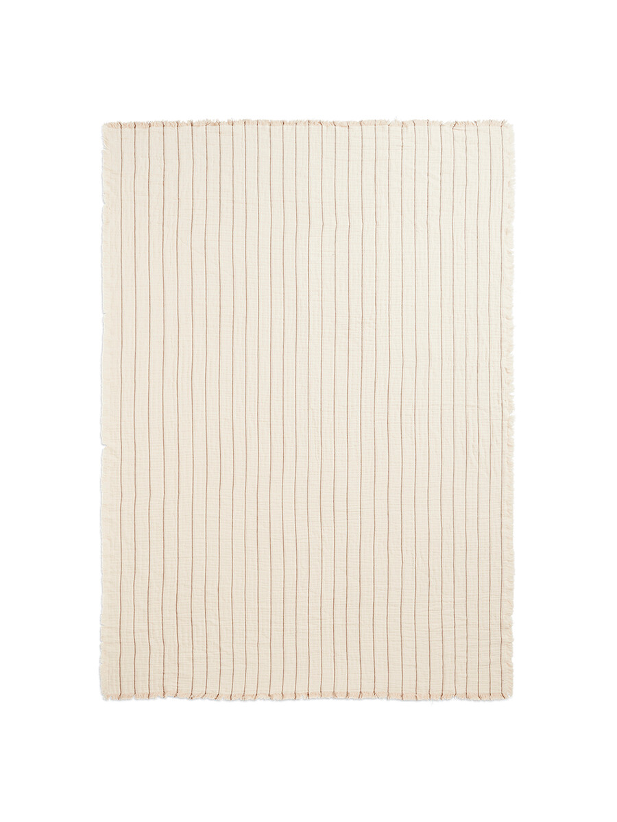 Aires Bedspread, single fra Ferm Living (Undyed)