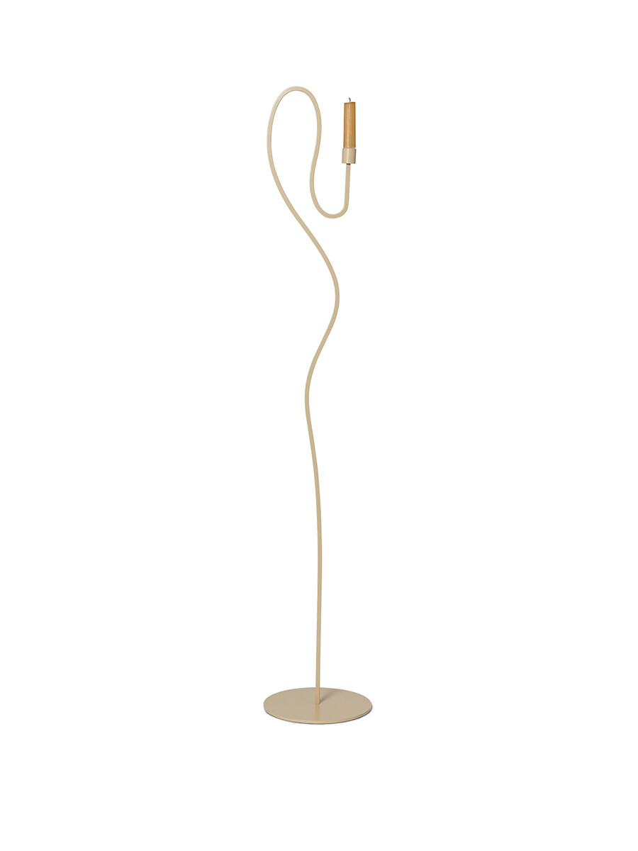 Valse Floor Candle Holder fra Ferm Living (Cashmere)