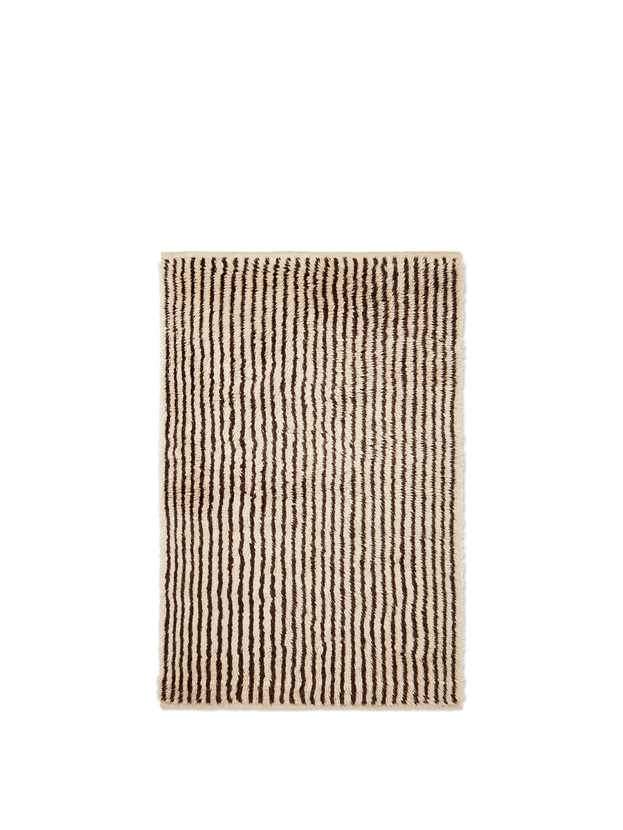 Kami Knotted Rug, coffee fra Ferm Living (120 x 180 cm)