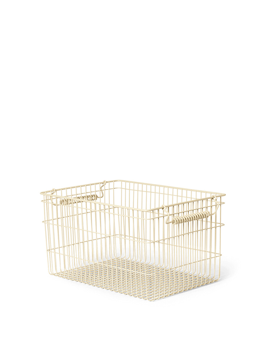 Cala Stackable Baskets, set of 2 fra Ferm Living (Cashmere)