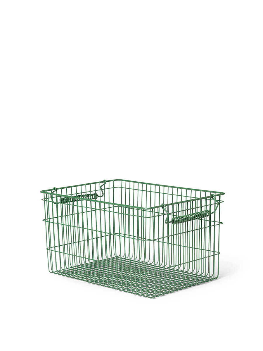 Cala Stackable Baskets, set of 2 fra Ferm Living (Verdant Green)