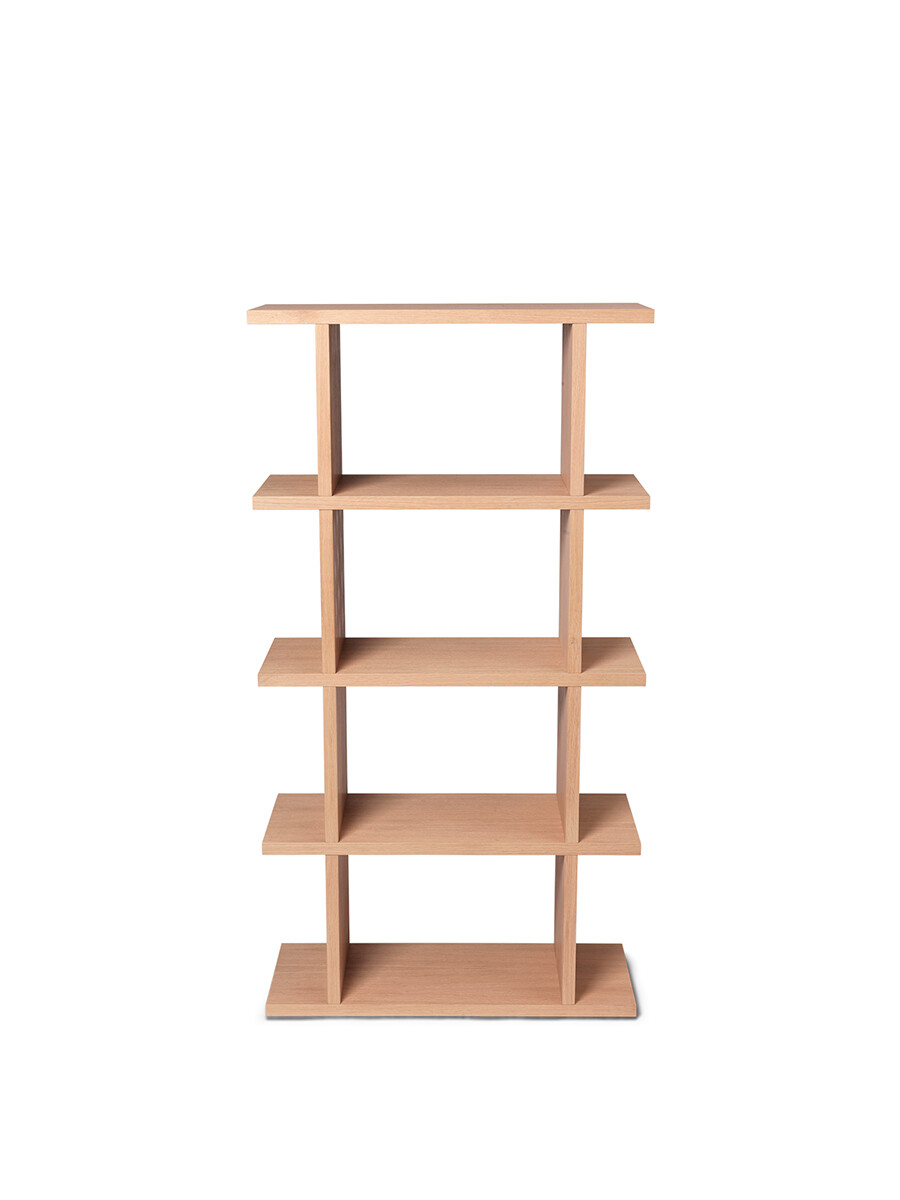 Kona Bookcase, 1x4 fra Ferm Living (Natural oak)