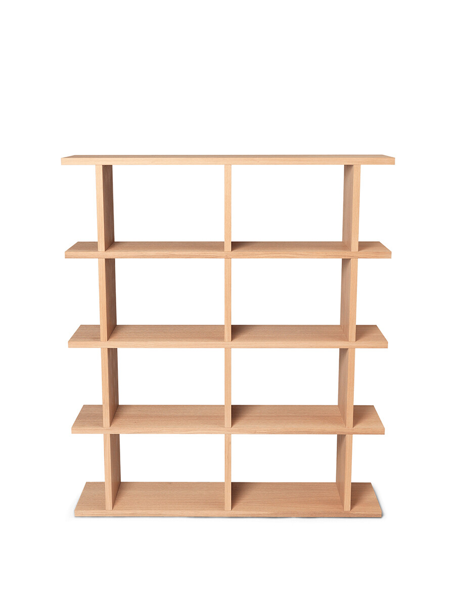 Kona Bookcase, 2x4 fra Ferm Living (Natural oak)