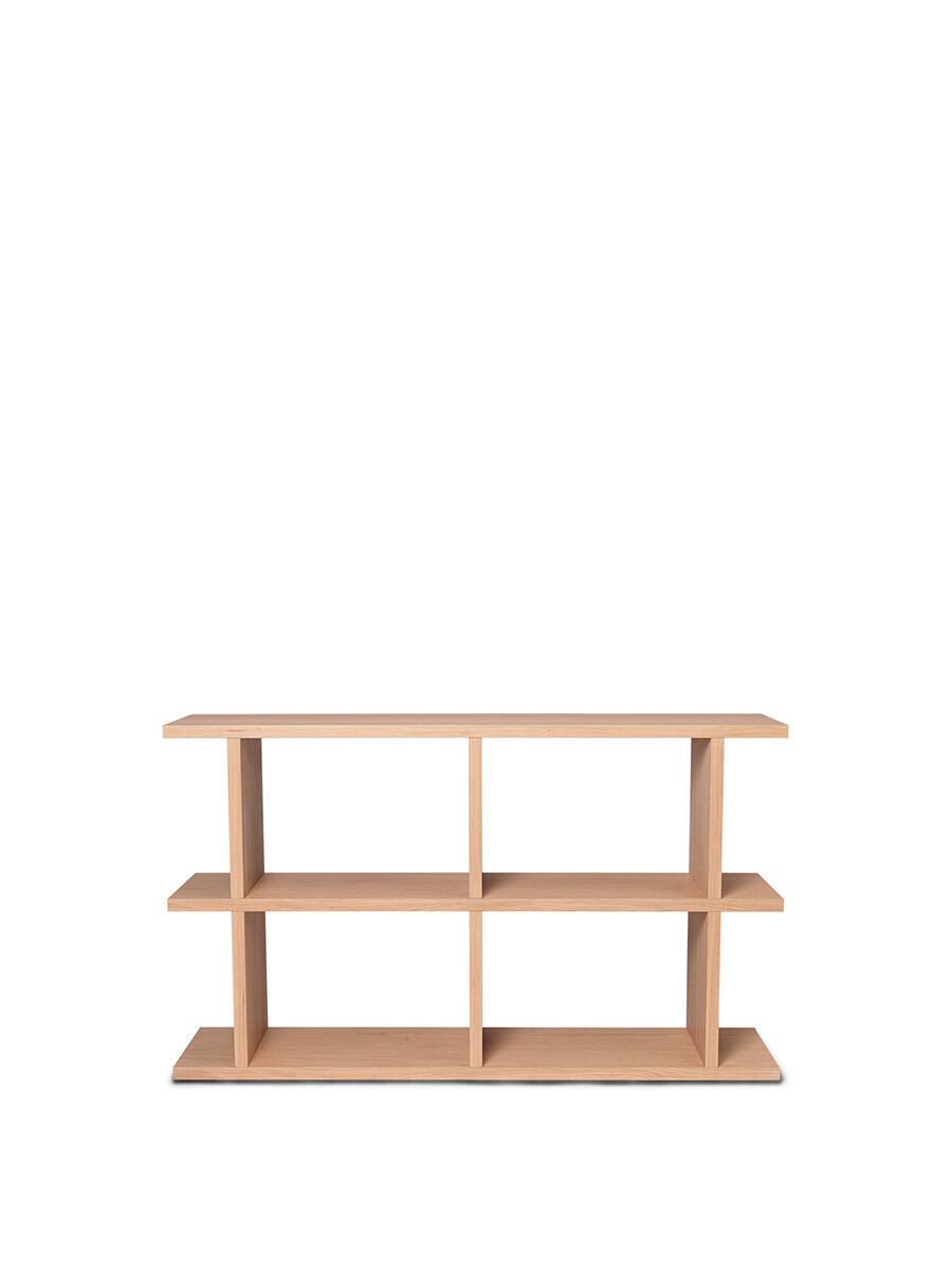 Kona Bookcase, 2x2 fra Ferm Living (Natural oak)