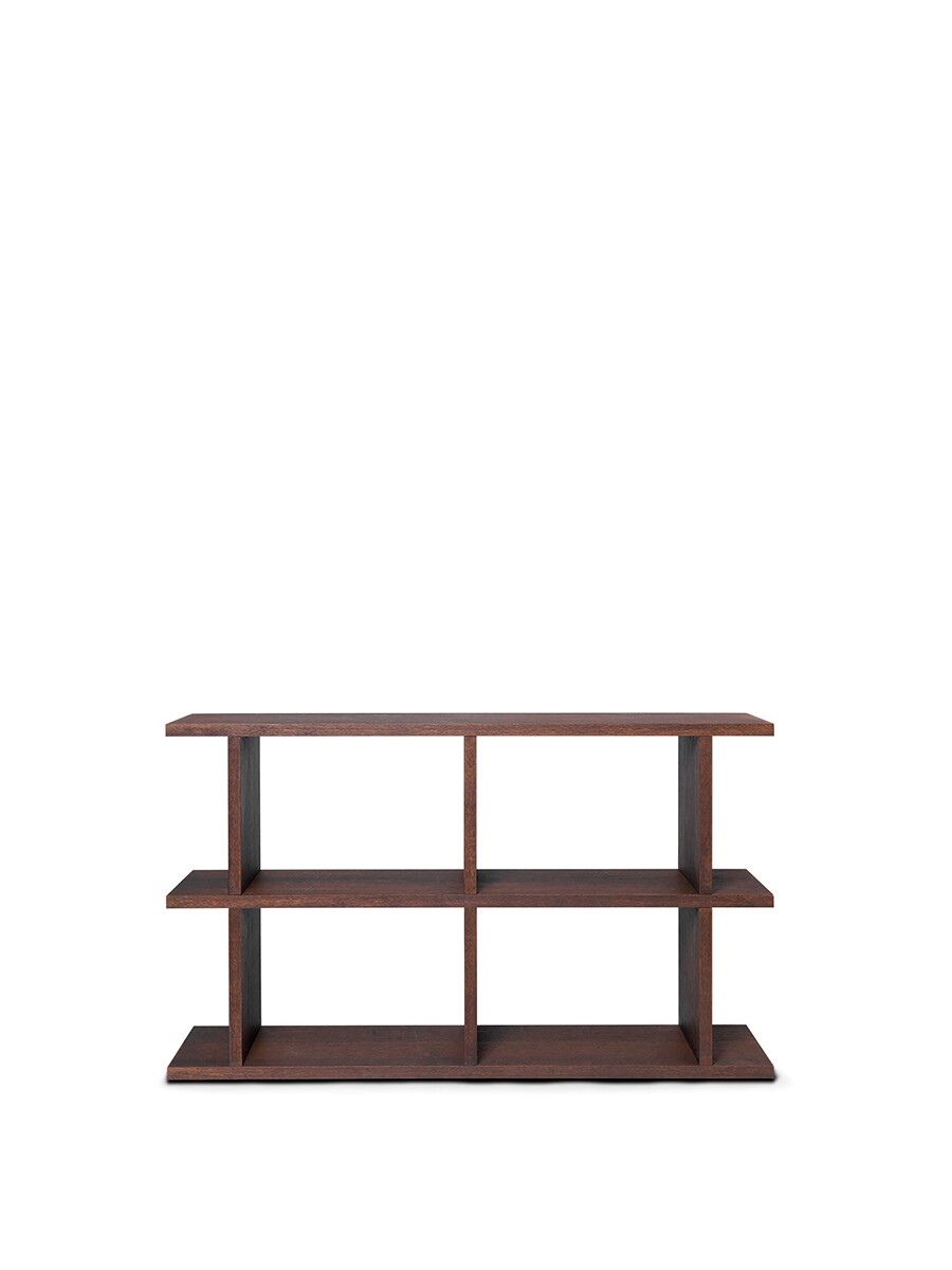 Kona Bookcase, 2x2 fra Ferm Living (Dark stained oak)