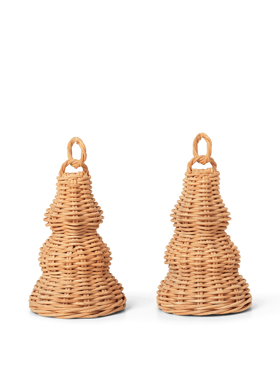 Braided Bell Baubles, sæt á 2 stk. fra Ferm Living