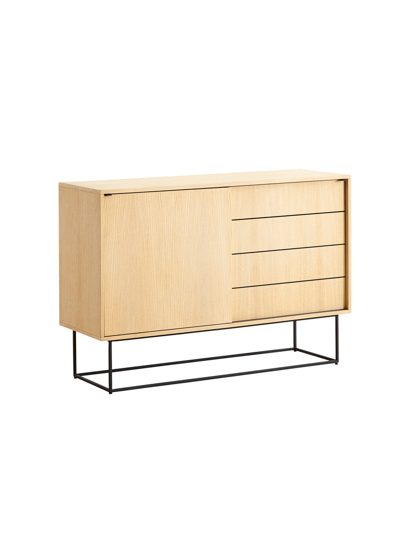 Virka High Sideboard fra Woud (Eg/eg)