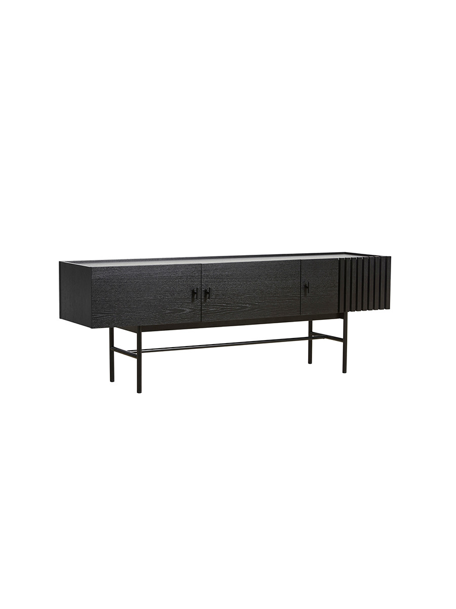 Array Low Sideboard fra Woud (Sort)