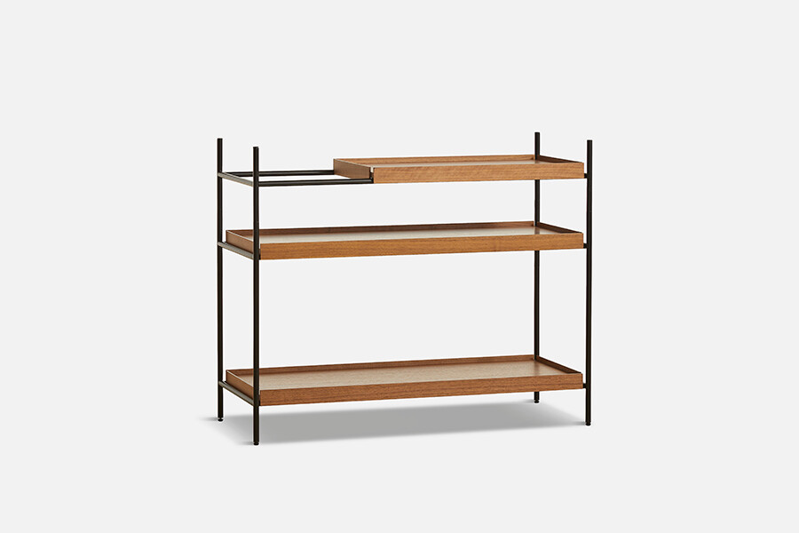 Tray Shelf, lav fra Woud (Walnut: 2 wide, 1 short )