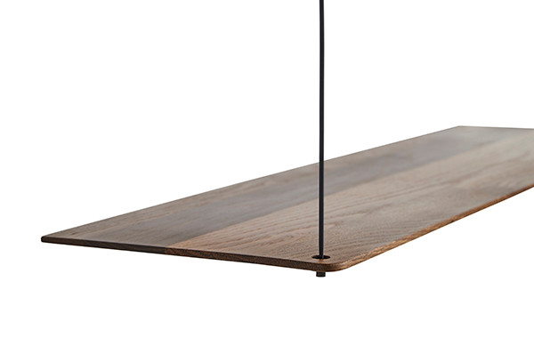 Stedge Shelf, 80 cm fra Woud (Røget eg, 1 hylde (add-on))