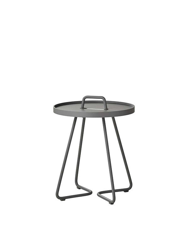 On The Move Sidebord fra Cane-line (Ekstra small, Light grey)