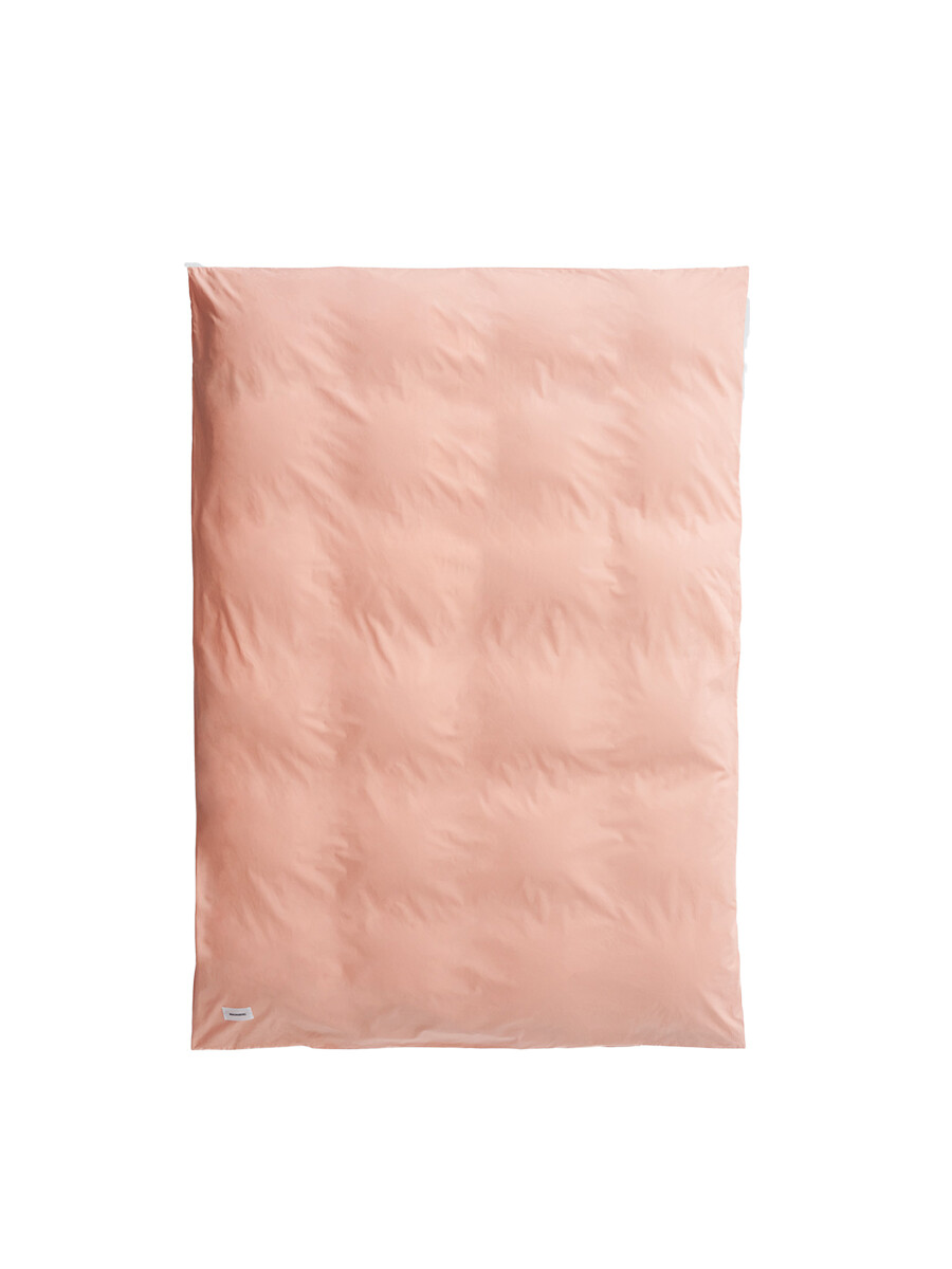 Pure Poplin Duvet Cover Single 140x200 cm fra Magniberg (Peach)