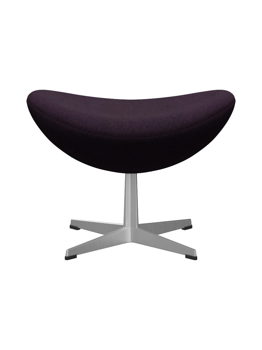 3127 Fodskammel til Ægget af Arne Jacobsen (Divina MD, 683 Aubergine)