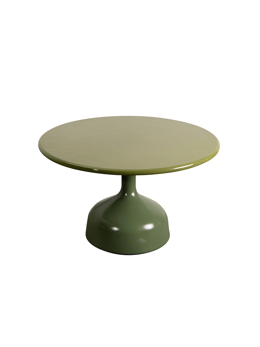 Glaze Sofabord, stor fra Cane-line (Green, Green aluminium)