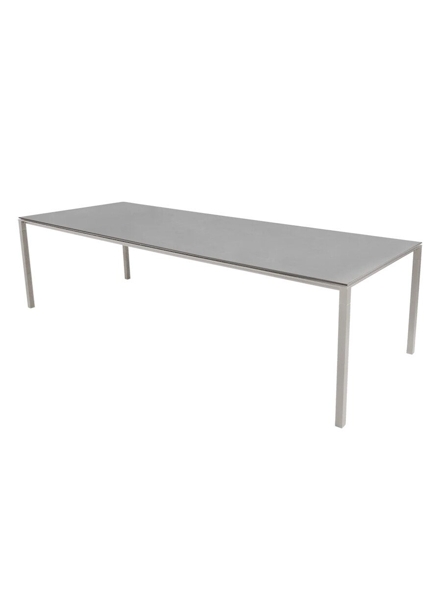 Pure Bord, 280x100 cm fra Cane-line (Concrete grey, Sand)