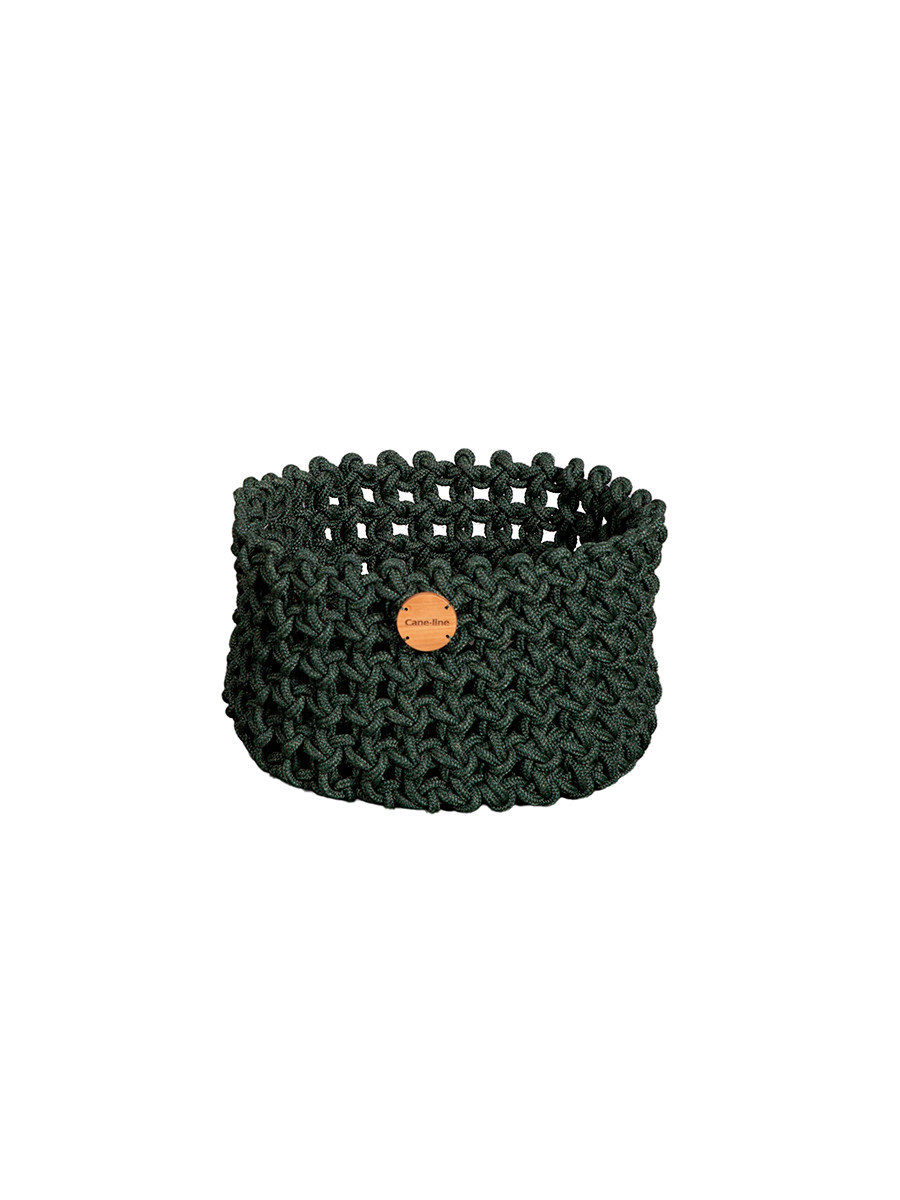 Soft Rope Kurv, Ø40 cm fra Cane-line (Dark green)