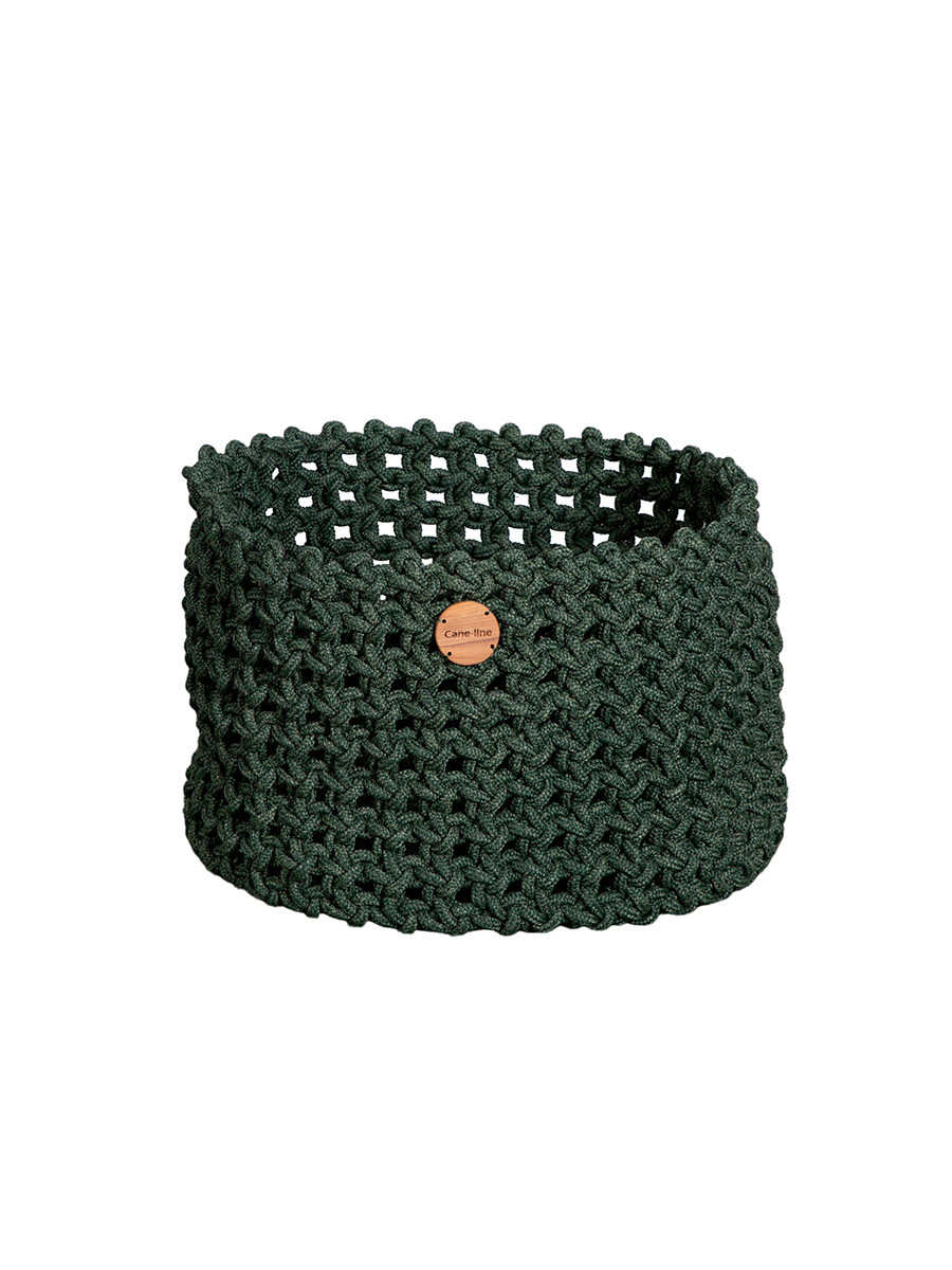 Soft Rope Kurv, Ø50 cm fra Cane-line (Dark green)