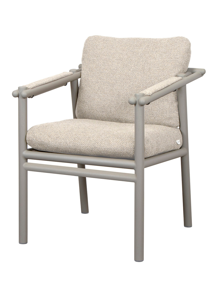 Sticks Chair, taupe aluminium fra Cane-line (Desert Sand, Cane-line Rise)