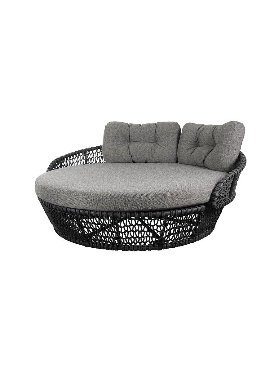 Ocean Daybed, soft rope fra Cane-line (Dark Grey)