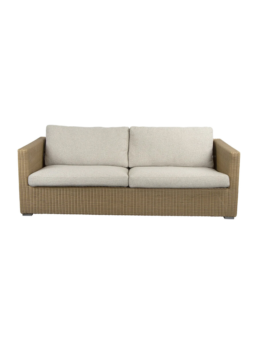 Chester 3-pers Loungesofa fra Cane-line (Natural, Desert Sand, Cane-line Rise)