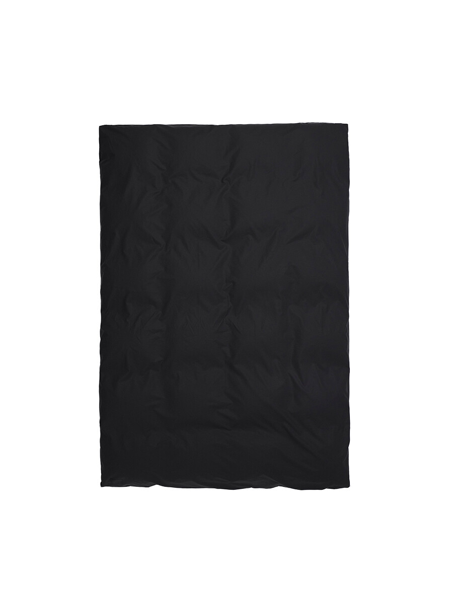 Pure Poplin Duvet Cover Single 140x200 cm fra Magniberg (Black)