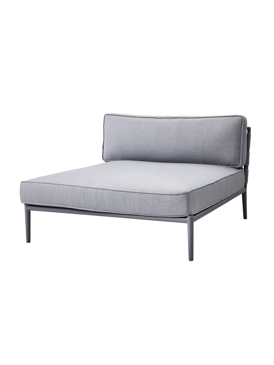 Conic Daybed Modul inkl. Hyndesæt fra Cane-line (Light grey)