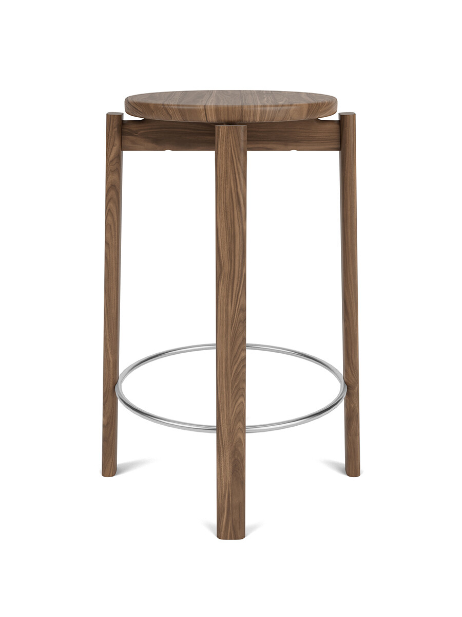 Passage Counter Stool fra Audo Copenhagen (Walnut)