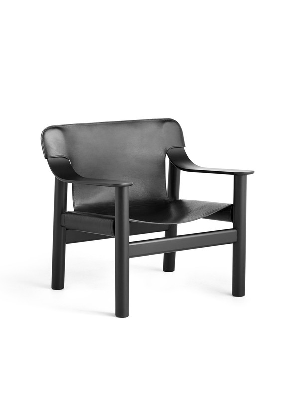 Bernard Stol fra Hay (Deep black oak / Black leather)