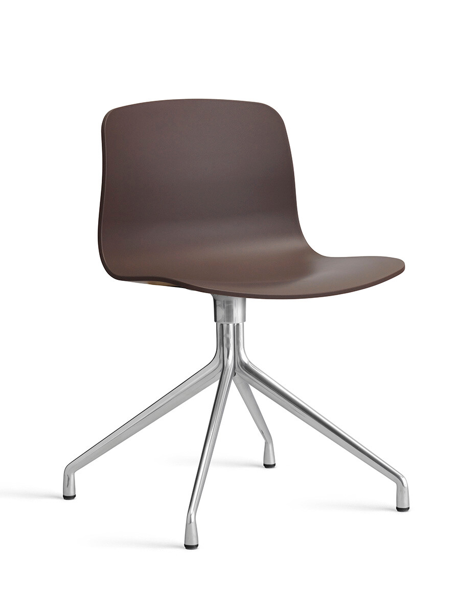 About a Chair AAC 10 fra Hay (Poleret aluminium, Raisin)