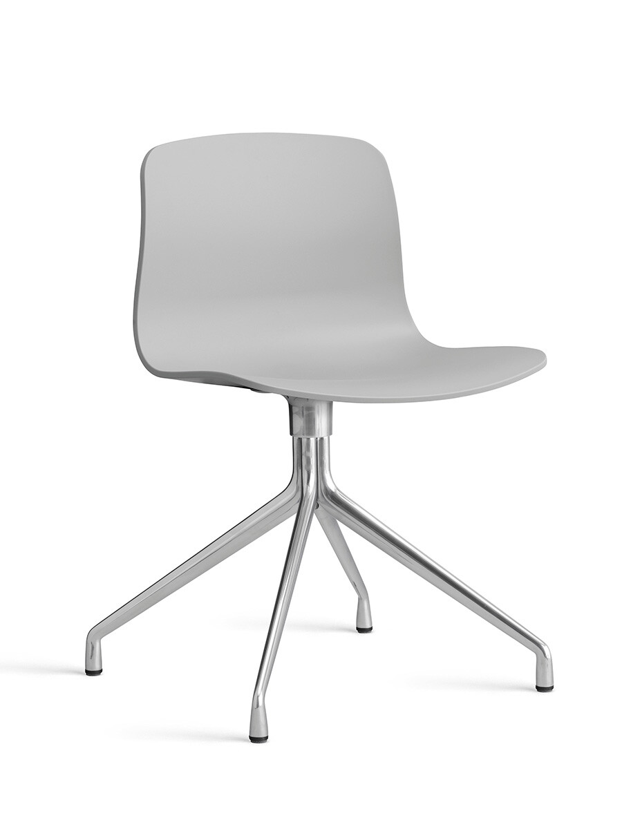 About a Chair AAC 10 fra Hay (Concrete grey, Poleret aluminium)