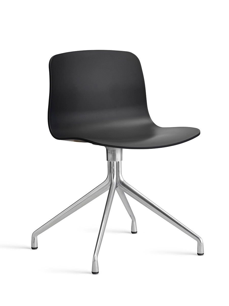 About a Chair AAC 10 fra Hay (Black, Poleret aluminium)