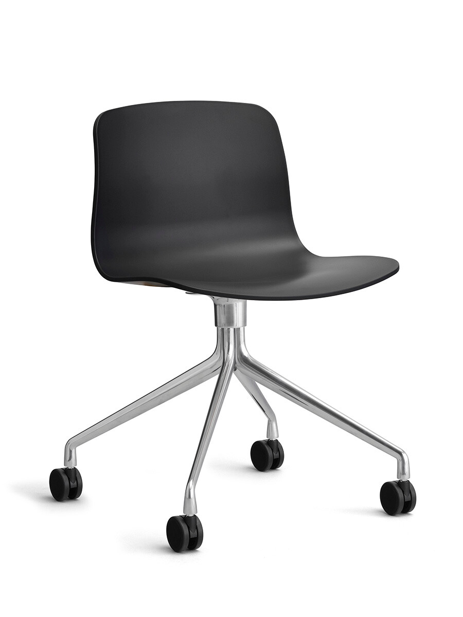 About a Chair AAC 14 fra Hay (Black, Poleret aluminium)