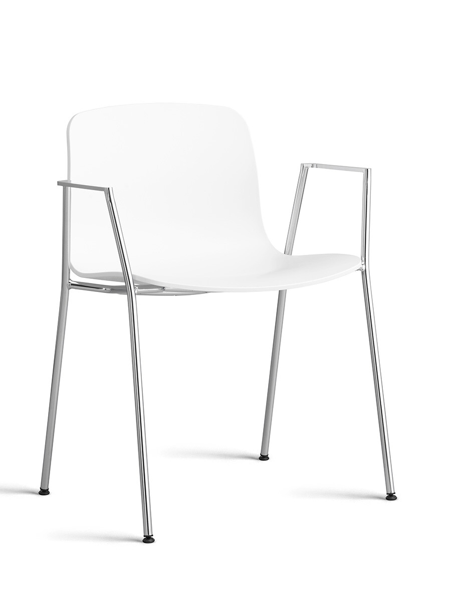 About a Chair AAC 18 fra Hay (White, Forkromet stål)