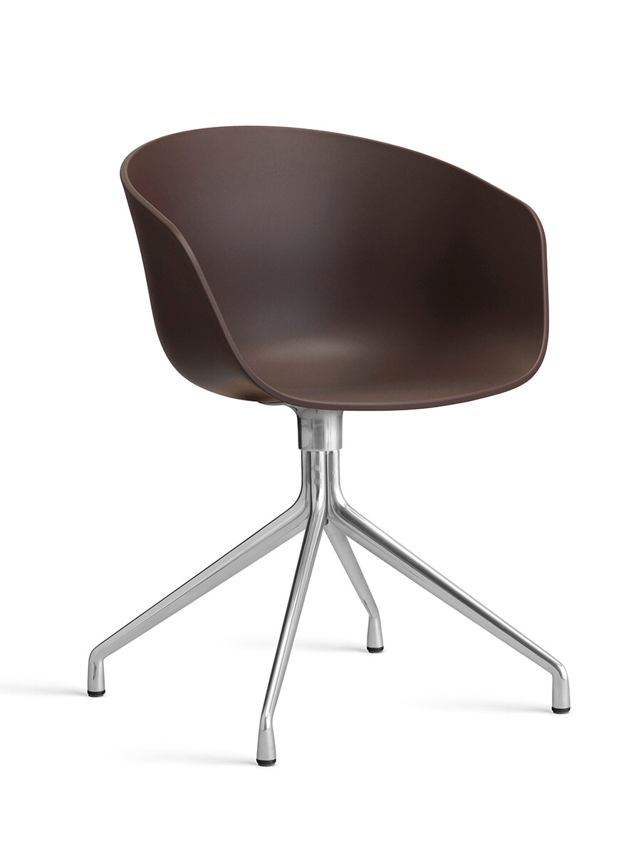 About a Chair AAC 20 fra Hay (Poleret aluminium, Raisin)