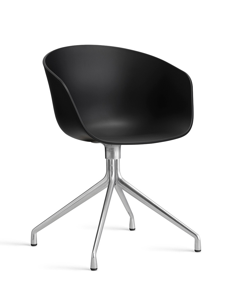 About a Chair AAC 20 fra Hay (Black, Poleret aluminium)